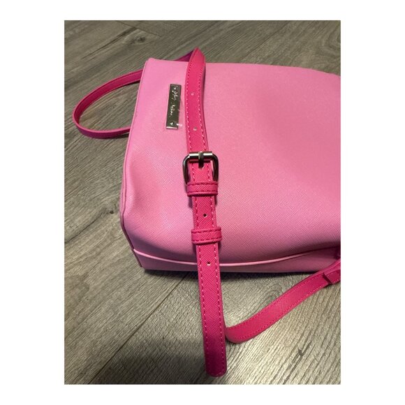 Betsey Johnson Pink Xomaya Bucket Crossbody Magnet Close Purse Bag **NWT** - Picture 10 of 16